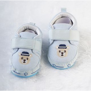 Casual Teddy Bear Baby Shoes | 44166-15-8-BABY SHOES-6 Months-Blue