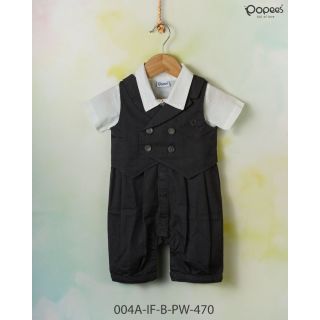 Formal Grey And White Party Wear For Boys |004A-IF-B-PW-470