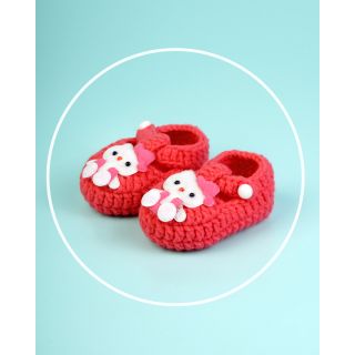Gorgeous Shoes For Babies-(1-4 Months) Red