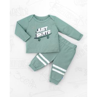 Maceo Full Sleeve Cotton Top and Pants - Green Bay 