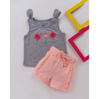 Cute Top with Shorts for girls|001 BF-G-TS-98