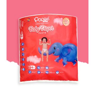 Popees Baby Diaper Pants Pack Of 4