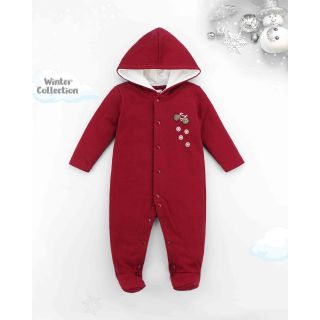  Questo Sleepsuit for Baby Boy | Winter Collection | Biking Red