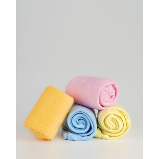 Terse Pure Cotton Hand Towel For Newborns-4 in 1 Pack 