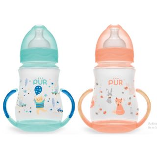 9023-WIDE NECK BOTTLE WITH BASE HANDLE 250ML