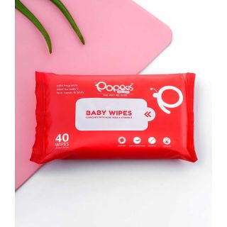 Antibacterial Baby Wipes with Enriched Aloe Vera & Vitamin E (40 Wipes)
